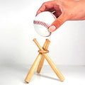 Wooden Baseball Bat Display Stand