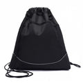 Drawstring Backpack With Basketball Net Pocket