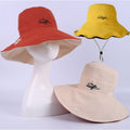 Double-Sided Large Brimmed Basin Cap