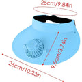 Sun Visor Hat With Fan