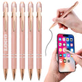 Rose Gold Metal Stylus Ballpoint Pen