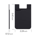 Silicone With 3M Adhesive Stick-on Cell Phone Wallet