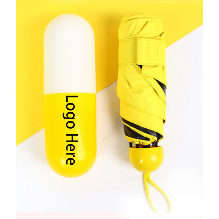 Capsule Style Mini Portable Sun Umbrella