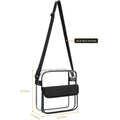 Colorful Clear Pvc Crossbody Bag