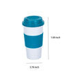 16 Oz Reusable Coffee Cups With Lids And Non Slip Sleeves