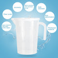 1000 Ml Clear Plastic Measuring Cup With Lid