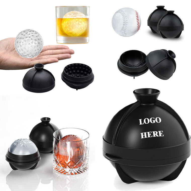 Customized Silicone Baseball Snowflake Golf Shaped Ice Mold