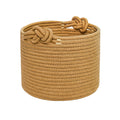 Customizable Handwoven Storage Basket With Knots