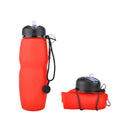 24 Oz. Silicone Folding Sport Water Bottle