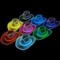 Led Wireless Fluorescent Illusion Cowboy Hat