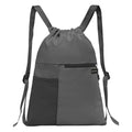 Drawstring Backpack With Mesh Pocket
