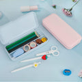 Plastic Frosted Pencil Box