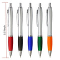 Ballpoint Pen Retractable With Rubber Grip Type