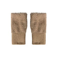 Long Knit Fingerless Gloves