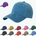 6 Panel Washed Cotton Twill Baseball Caps