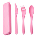 Portable Wheat Straw Cutlery Set