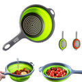 Foldable Drain Basket With Handle