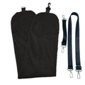 Crystal Velvet Stuffable U-Shaped Travel Neck Pillowcase