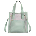 2 In 1 Transparent Shoulder Bag Jelly Handbag