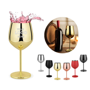 Stainless Steel Wine Glasses