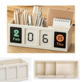 Perpetual Calendar Pen Holder