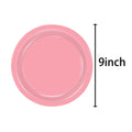 Solid Color Disposable Paper Plates