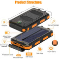 10000mAh Solar Power Bank