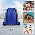210D RPET Drawstring Backpack Lightweight Gym Bag