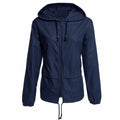 Raincoat Jacket Outdoor Hooded Windbreaker