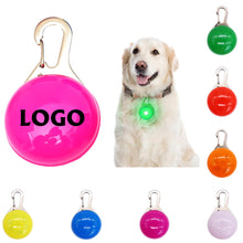 LED Dog Nighttime Silicone Luminous Pendant Light
