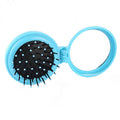 Folding Round Comb With Mirror