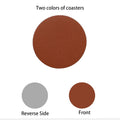 Personalized PU Leather Coaster