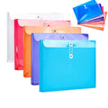 A4 Poly File Folders Tied Buckle-Transparent