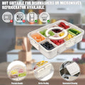 8 Compartments Snackle Box Container