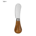 Cheese Spreader/W Wooden Handle Standing Butter Knife