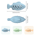 Fish-shaped Silicone Treat-Dispensing Toy