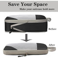 4 Set Travel Compression Packing Cubes For Suitcases