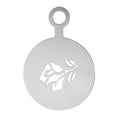 Portable Stainless Steel Coffee Pull Decorating Stencil