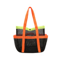 Large Capacity Pocketed Beach Swimming Mesh Tote Bag