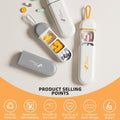 3 Compartments Portable Travel Moisture Proof Pill Box