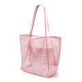 Foldable Mesh Beach Tote Bag