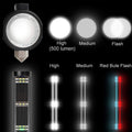 Multi-Function Solar Power Car Safety Hammer Flashlight