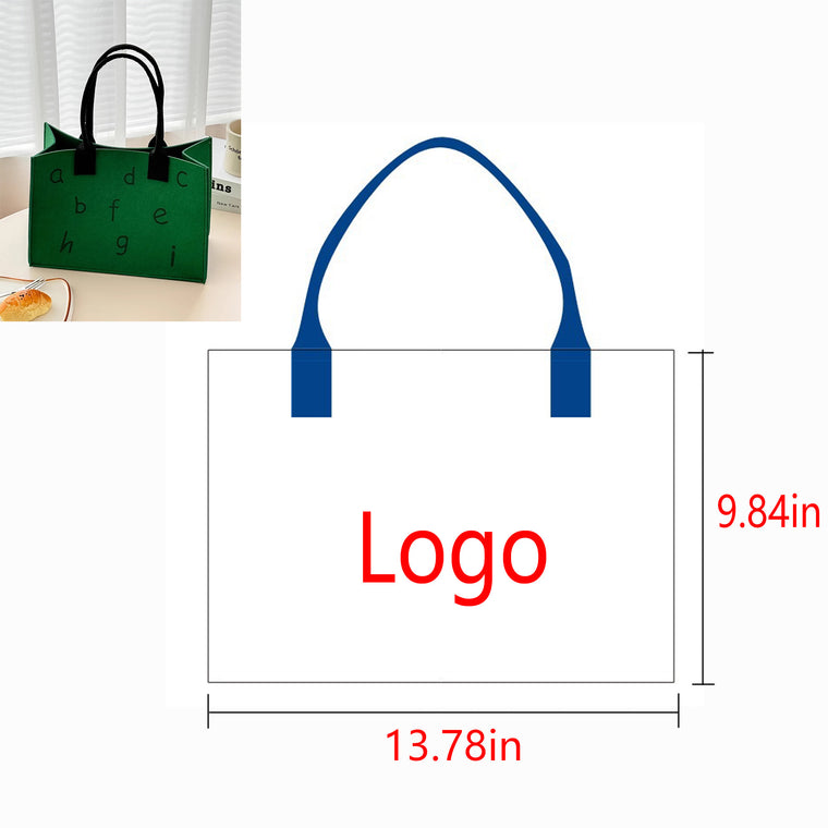 Custom Felt Gift Tote Bags