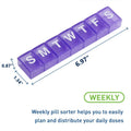 Weekly 7 Day Pill Organizer