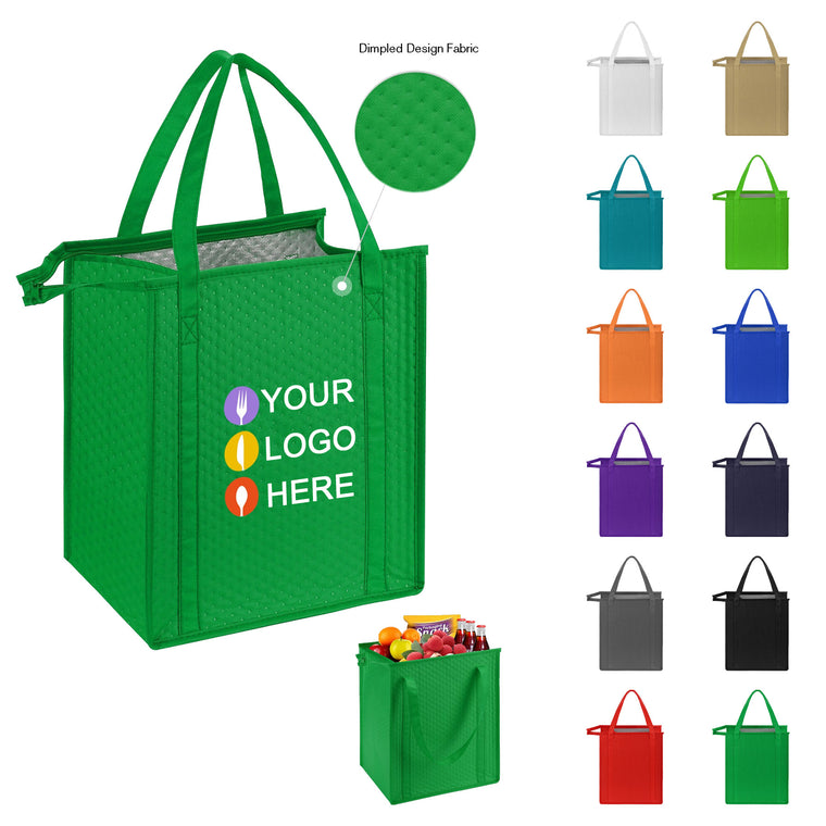 Dimples Non-woven Cooler Tote Bag
