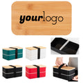 Wooden Double Layer Lunch Box