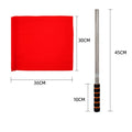 Soccer Referee Signal Flag Sports Match Waving Flags Handle