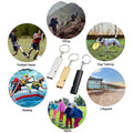 Outdoor Aluminum Alloy Dual - Frequency Survival Whistle