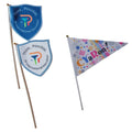 Custom Full Color Single Reverse Polyester Hand Flag