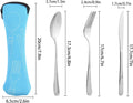Portable Silverware Set With Case